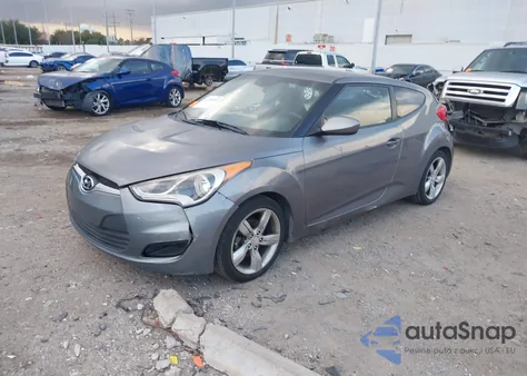 2014 Hyundai Veloster Base W/Black z USA, uszkodzony, nr VIN KMHTC6AD7EU204895